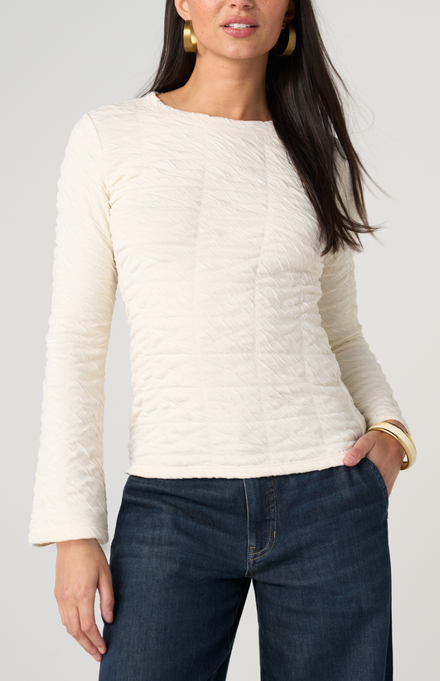 Liverpool Long Flare Sleeve Knit Top