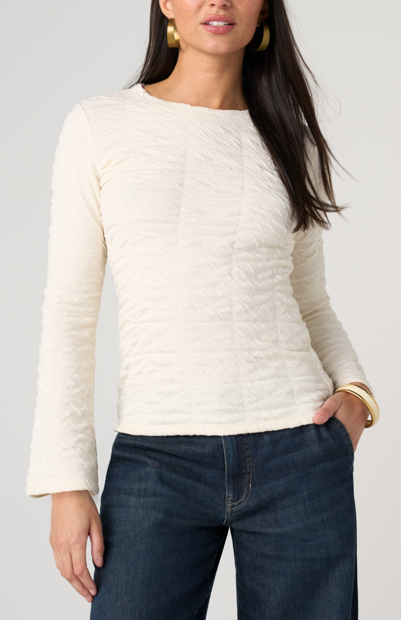 Liverpool Long Flare Sleeve Knit Top