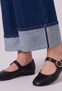 Liverpool Selvedge Morgan Cuffed Jean