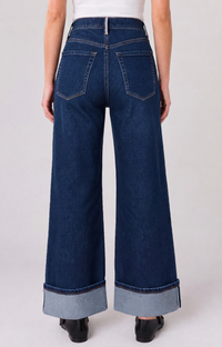 Liverpool Selvedge Morgan Cuffed Jean
