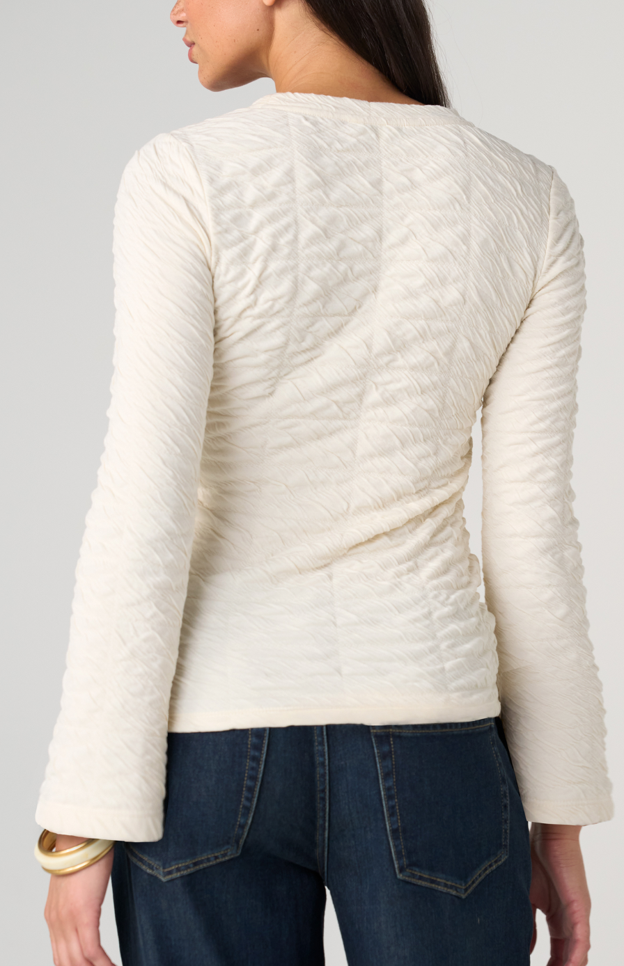 Liverpool Long Flare Sleeve Knit Top