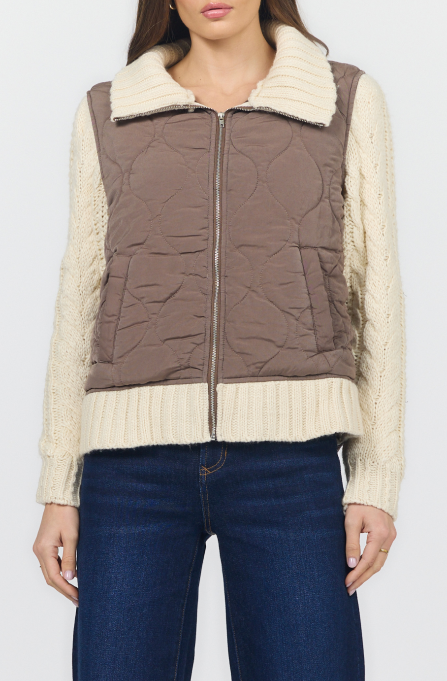 Dear John Petra Jacket w/Sweater Sleeves