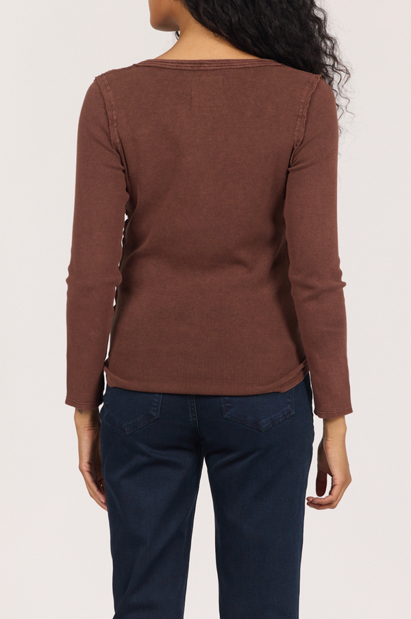 Dear John Edie Henley Rib Tee