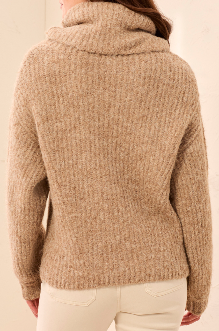 Tribal Cowl Neck Sweater