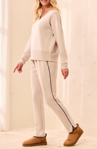 Tribal Pull On Ankle Pant w/Pockets