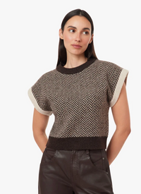 Herringbone Sweater Vest