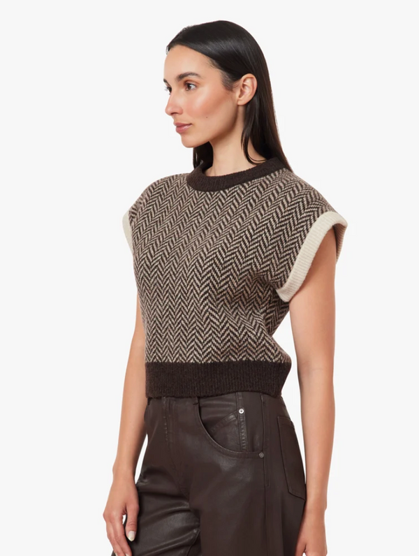 Herringbone Sweater Vest
