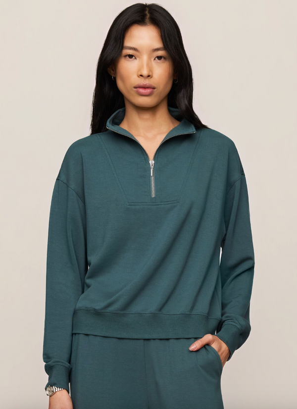 Gate Check Modal Sweatshirt-Emerald