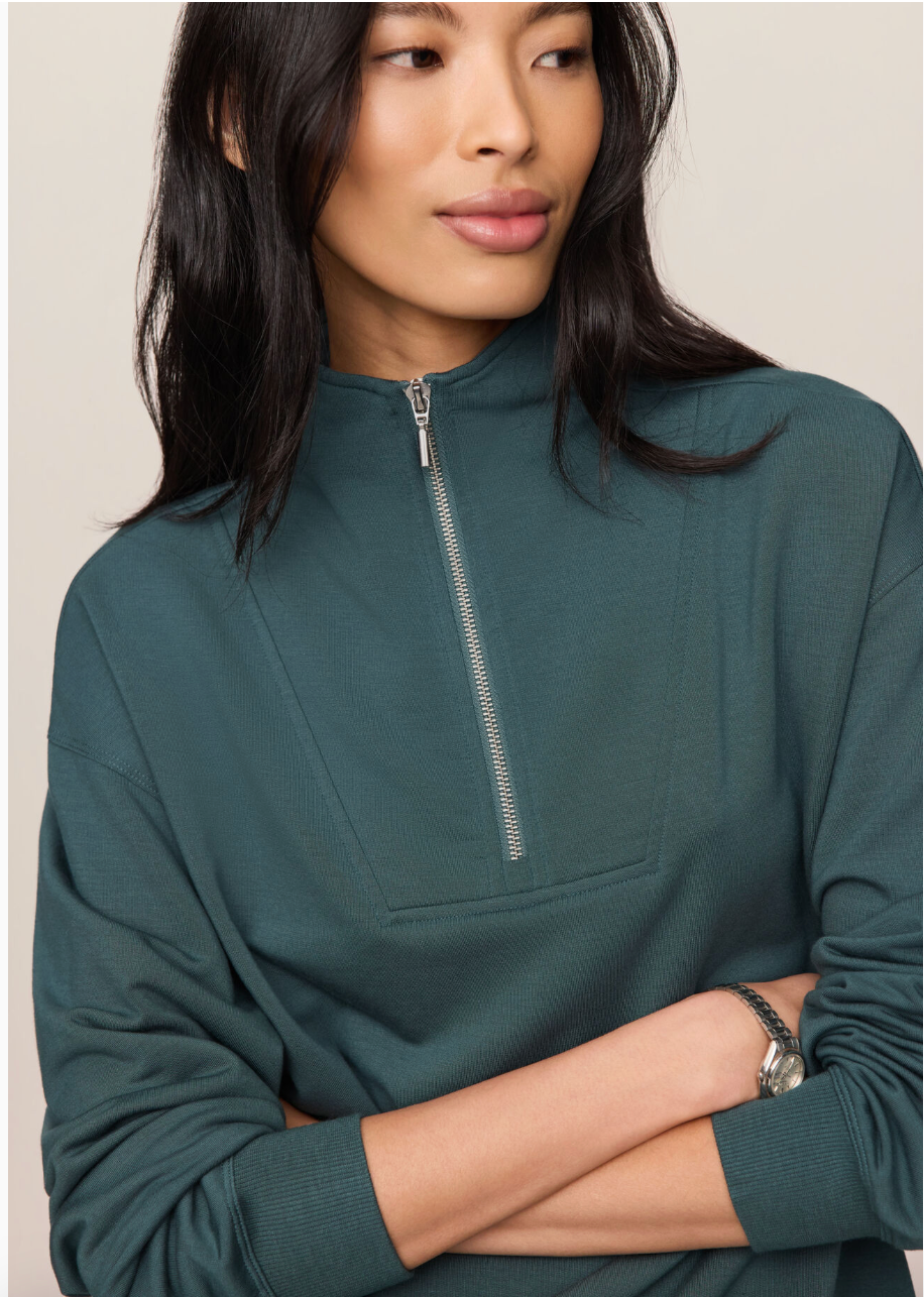 Gate Check Modal Sweatshirt-Emerald