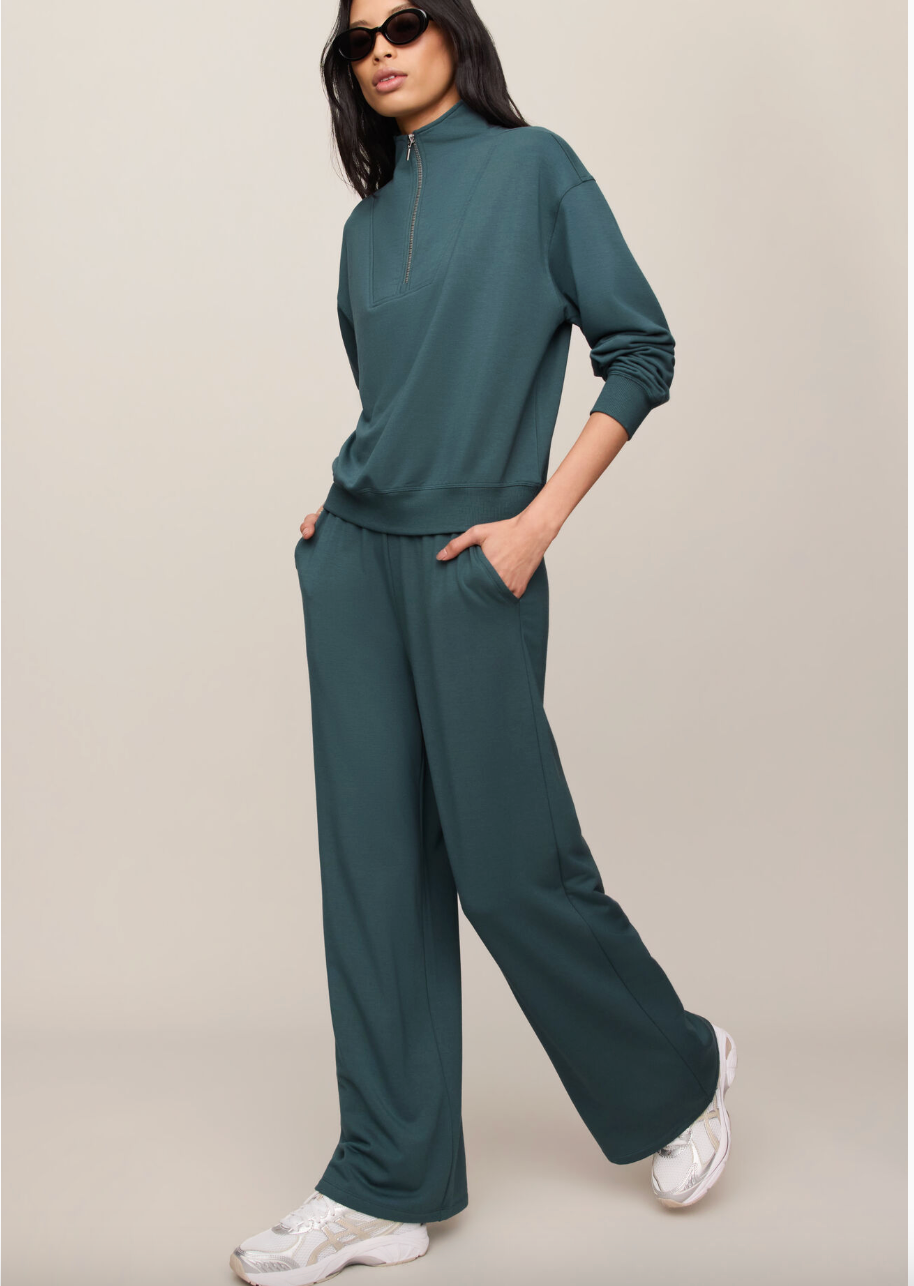Gate Check Modal Sweatshirt-Emerald