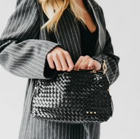Harper Hobo Woven Shoulder Bag