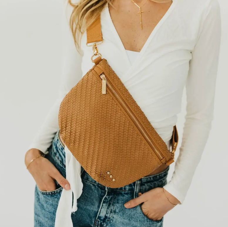 Diagonal Woven Westlyn Bum Bag