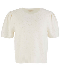 Kut Faith Scoop Neck Short Sleeve Sweater