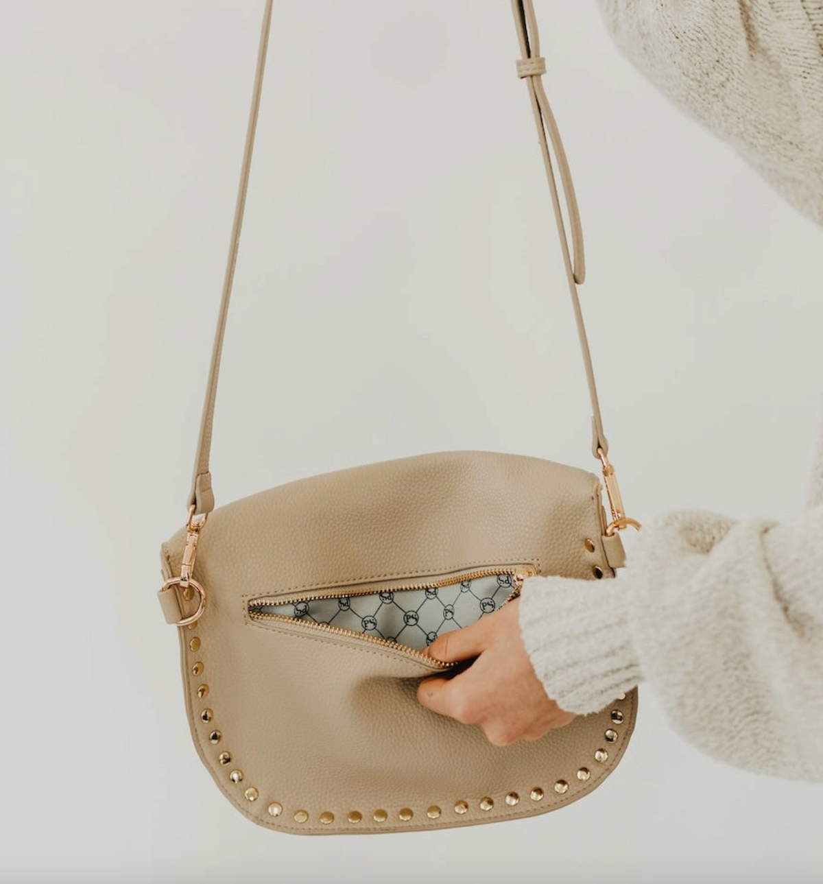 Sabrina Studded Bum Bag