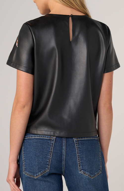 Liverpool Leather top w/Embroidery