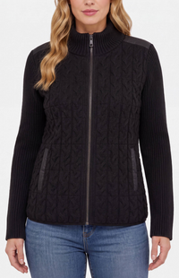 Liverpool Zip Front Sweater Jacket