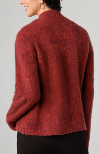 Liverpool Mock Neck Sweater w Buttons