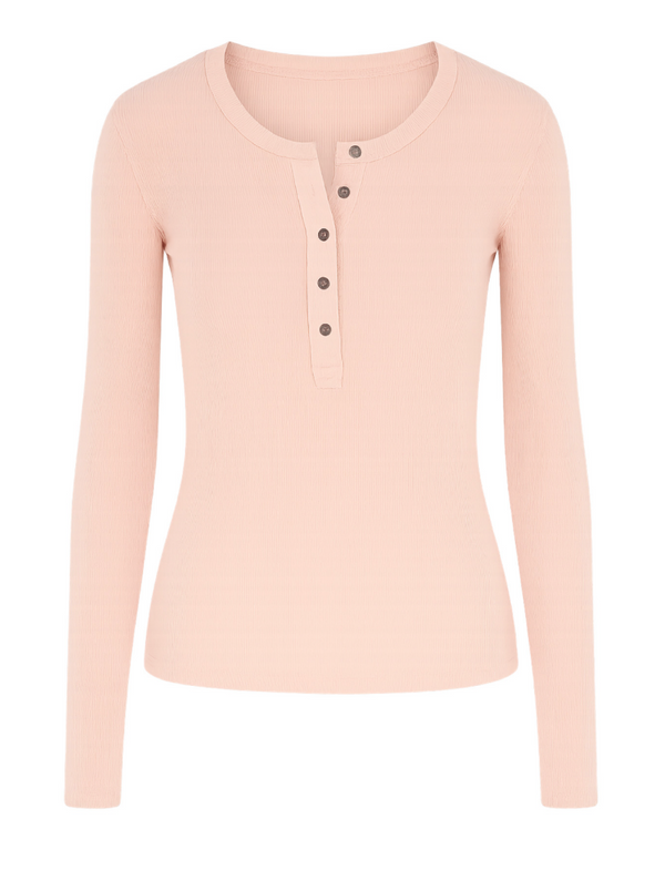 Dear John Edie Henley Long Sleeve Tee