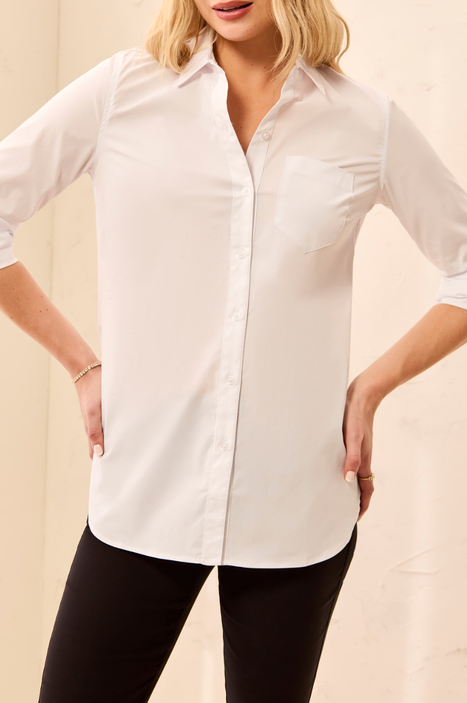 Tribal Classic White Button Up Shirt