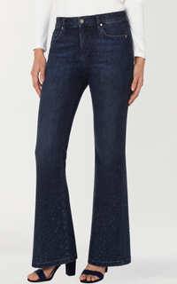 Liverpool Hannah Flare Sparkle Jeans -Winter Glow