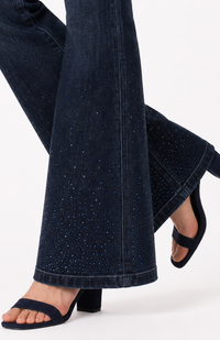 Liverpool Hannah Flare Sparkle Jeans -Winter Glow