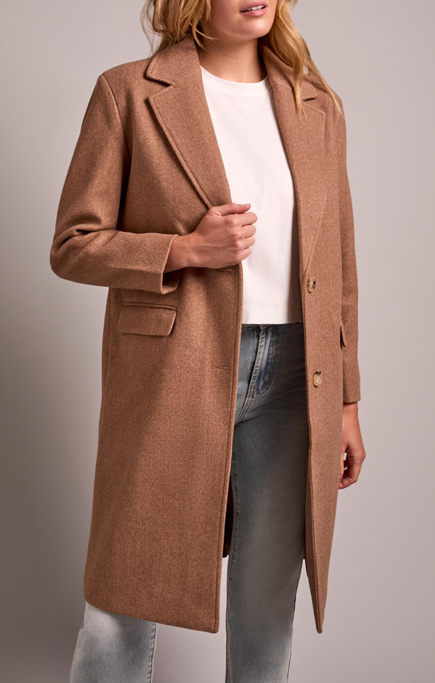 Tribal Trench Coat w/Fooler Hoodie