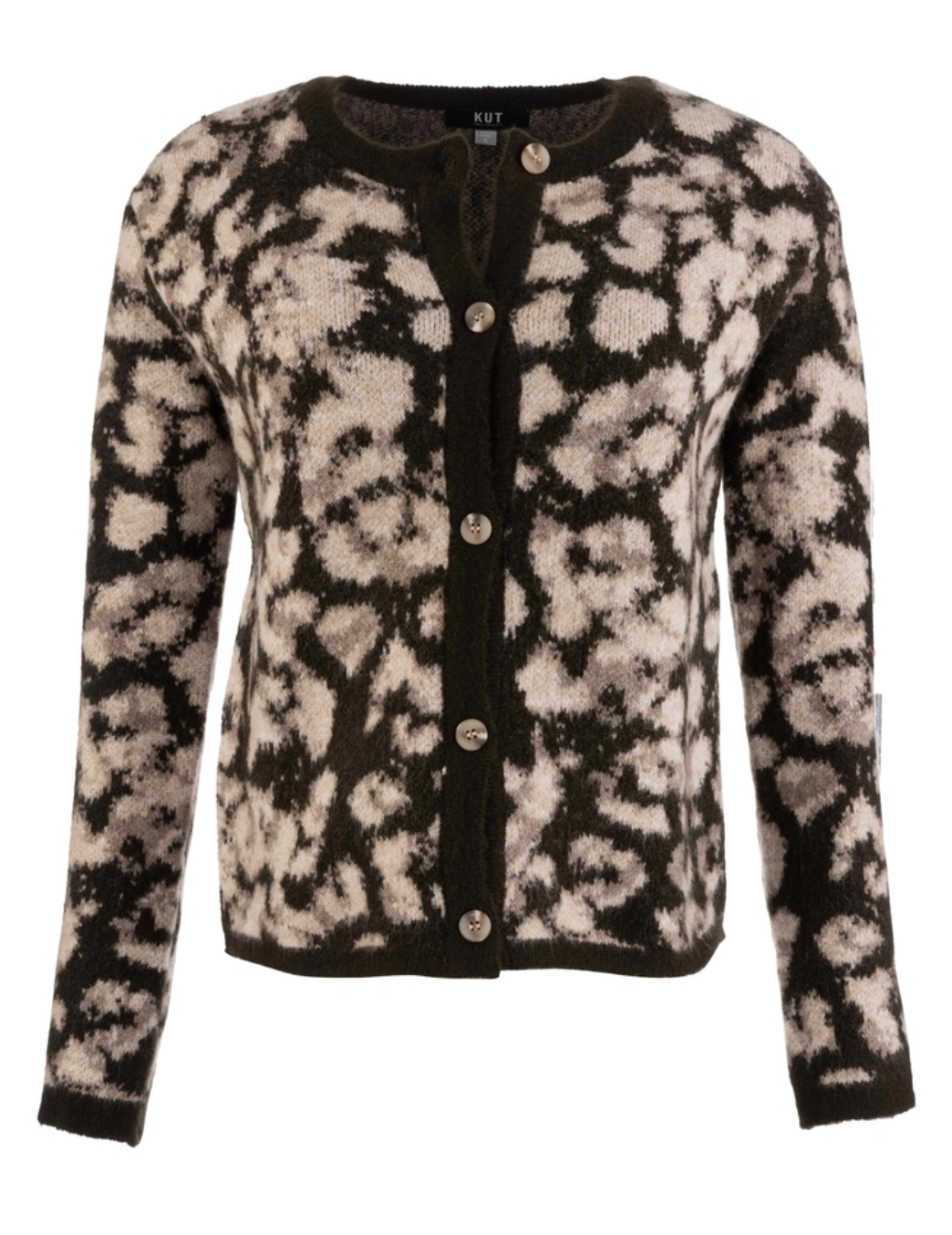 Kut Sadie Animal Print Cardigan