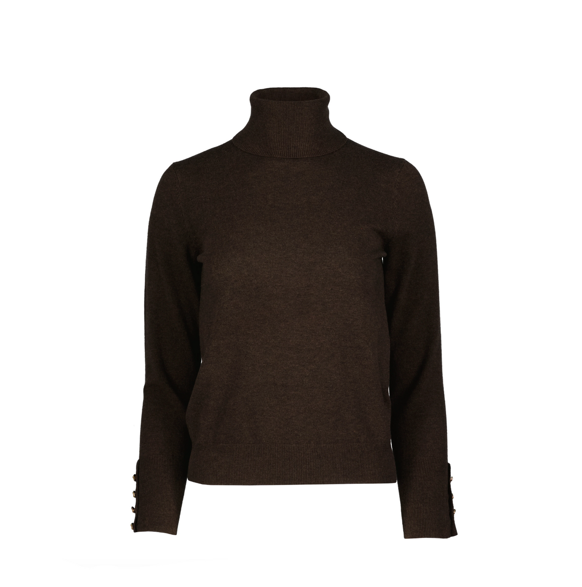 Timeless Turtleneck-Chocolate