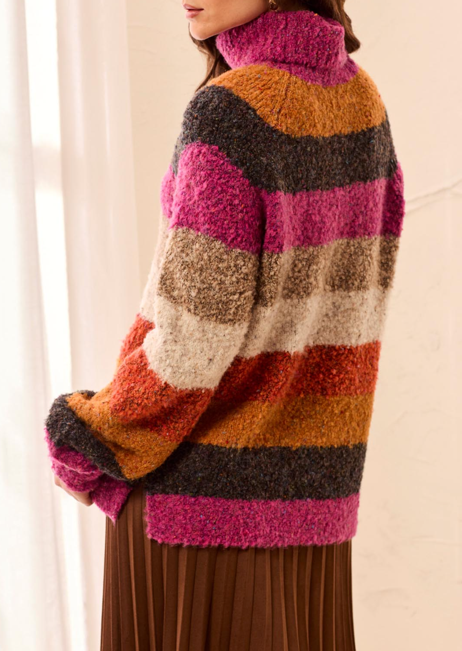 Tribal StripeChunky Knit Sweater
