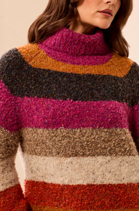 Tribal StripeChunky Knit Sweater