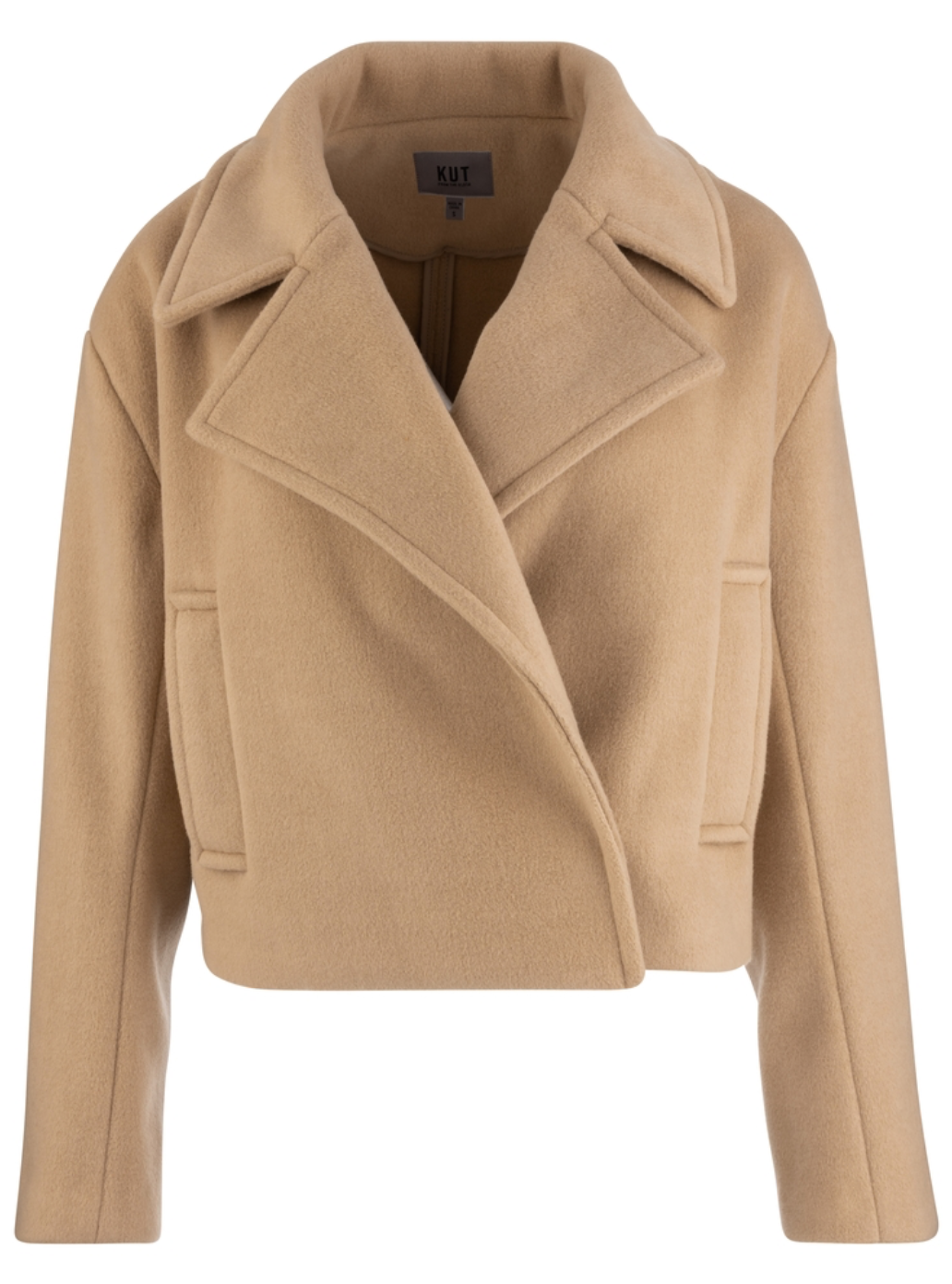 Kut Harper Notch Collar Jacket-Toffee