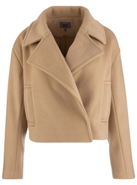 Kut Harper Notch Collar Jacket-Toffee