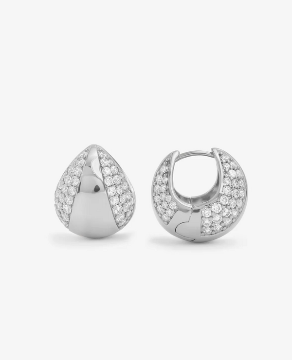 Norah Split Pavé Earrings