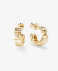 Ashley Lock Huggie Earrings