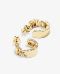 Ashley Lock Huggie Earrings
