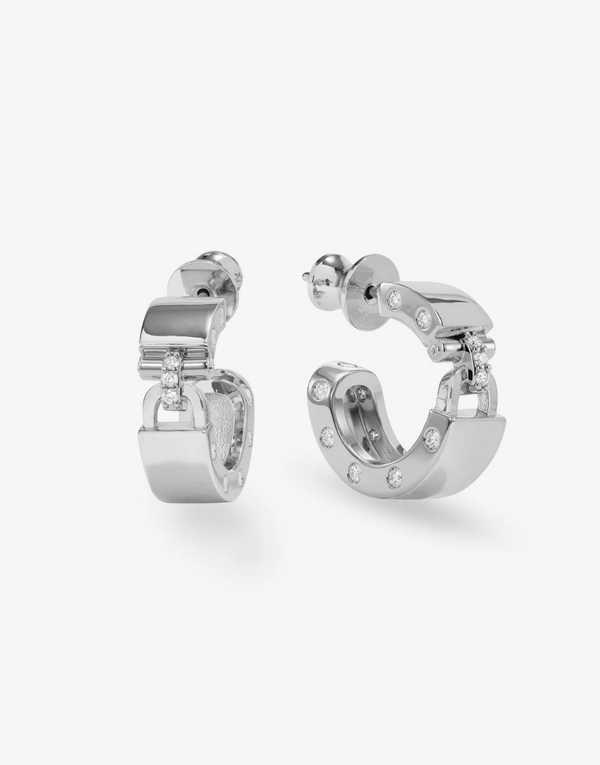 Ashley Lock Huggie Earrings