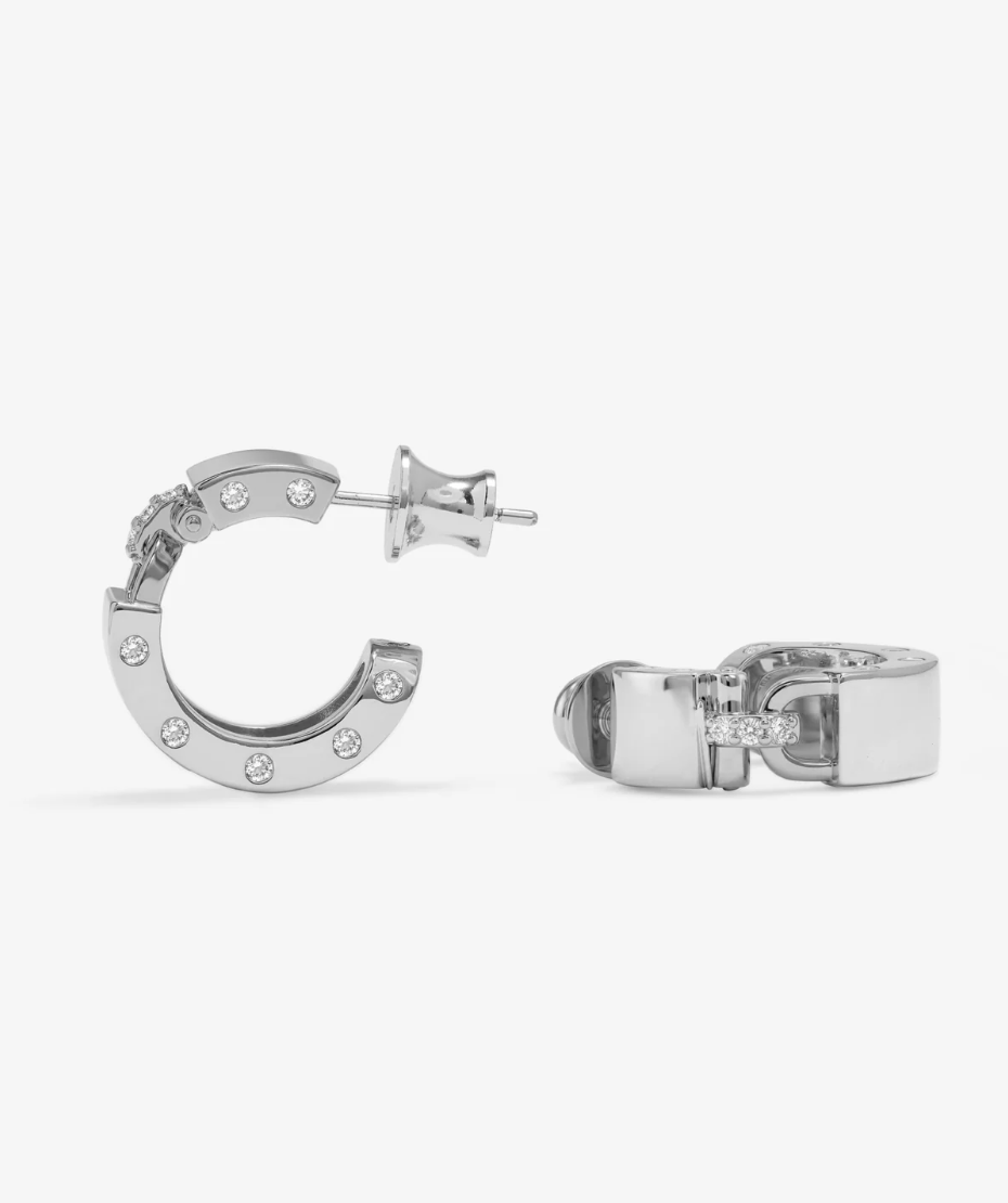 Ashley Lock Huggie Earrings