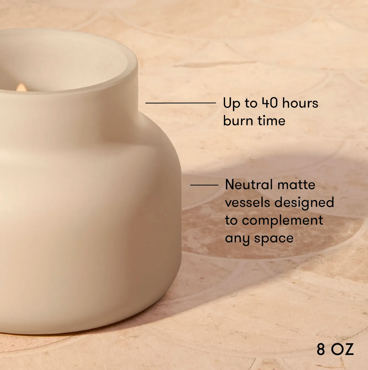 Artisan Terrazza Velluto Candle-Coconut Santal