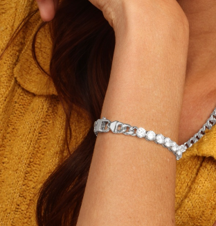 MM Bracelet w/ Crystals