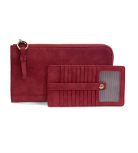 Faux Suede Karina Convertible Wristlet