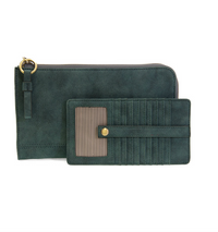 Faux Suede Karina Convertible Wristlet