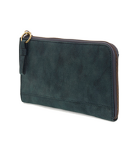 Faux Suede Karina Convertible Wristlet