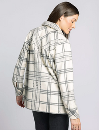 Santa Fe Plaid Jacket -Tofu/Ash
