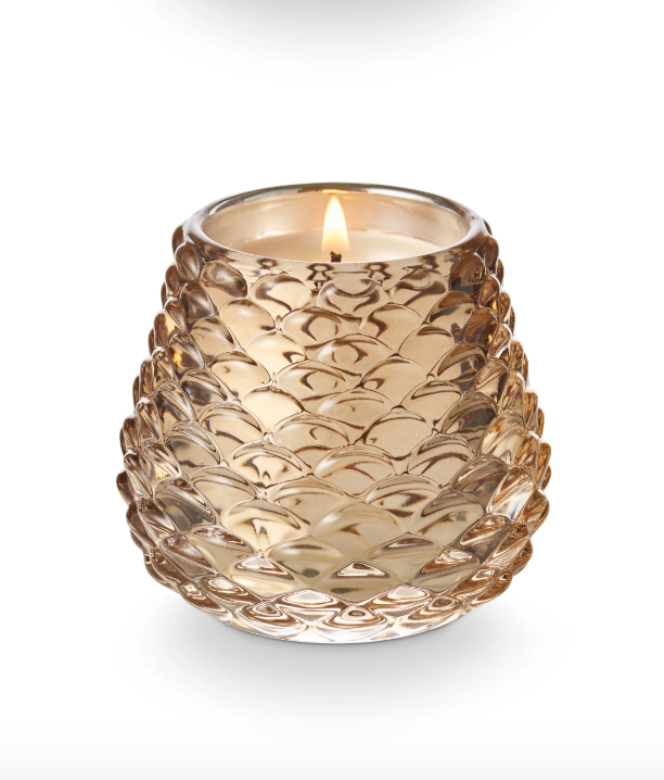 Leaves & Acorns Pinecone Votive Candle