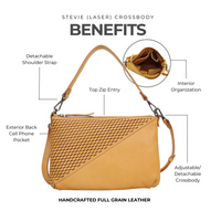 Latico Stevie Laser Crossbody Bag