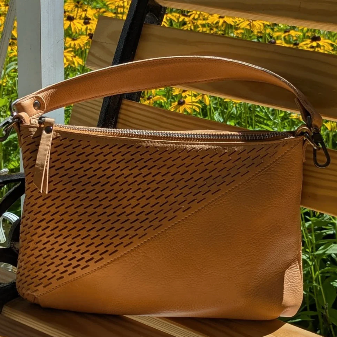 Latico Stevie Laser Crossbody Bag