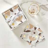 Ceramic Napkin Tray + Napkins