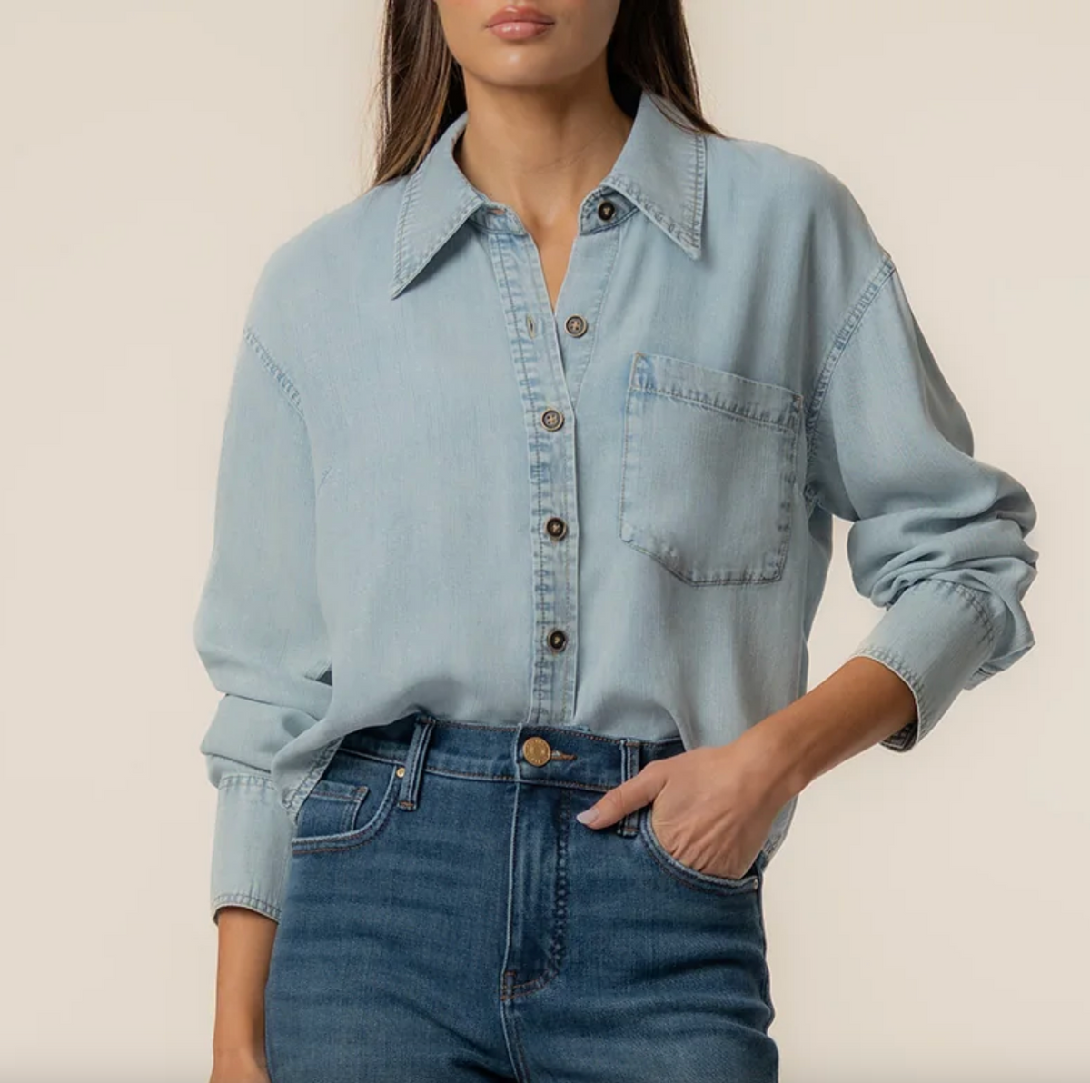 Kut Alyssa Button Front Shirt