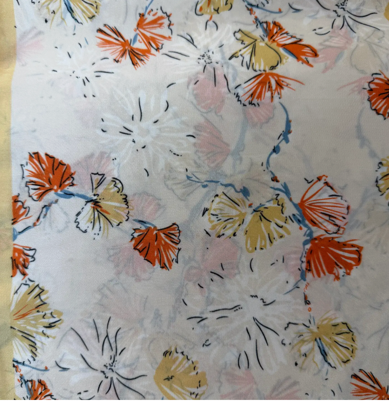 Printed Silk Scarf
