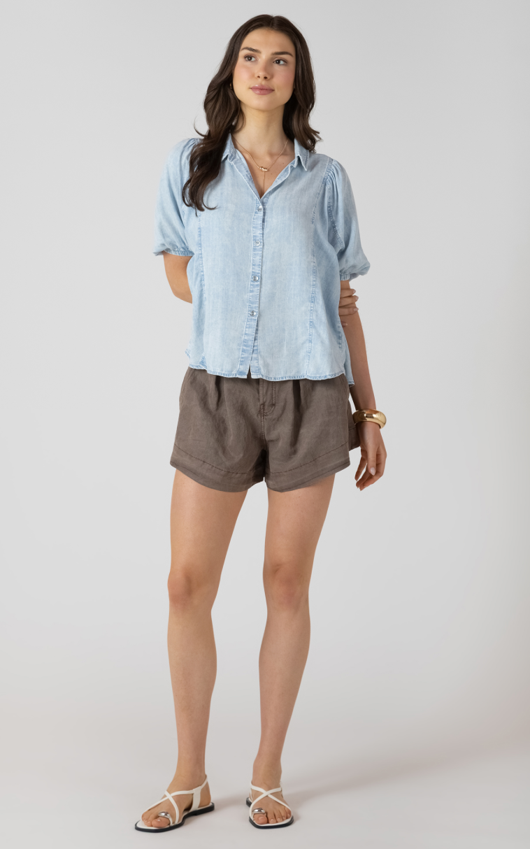 Dex Button Front Blouse
